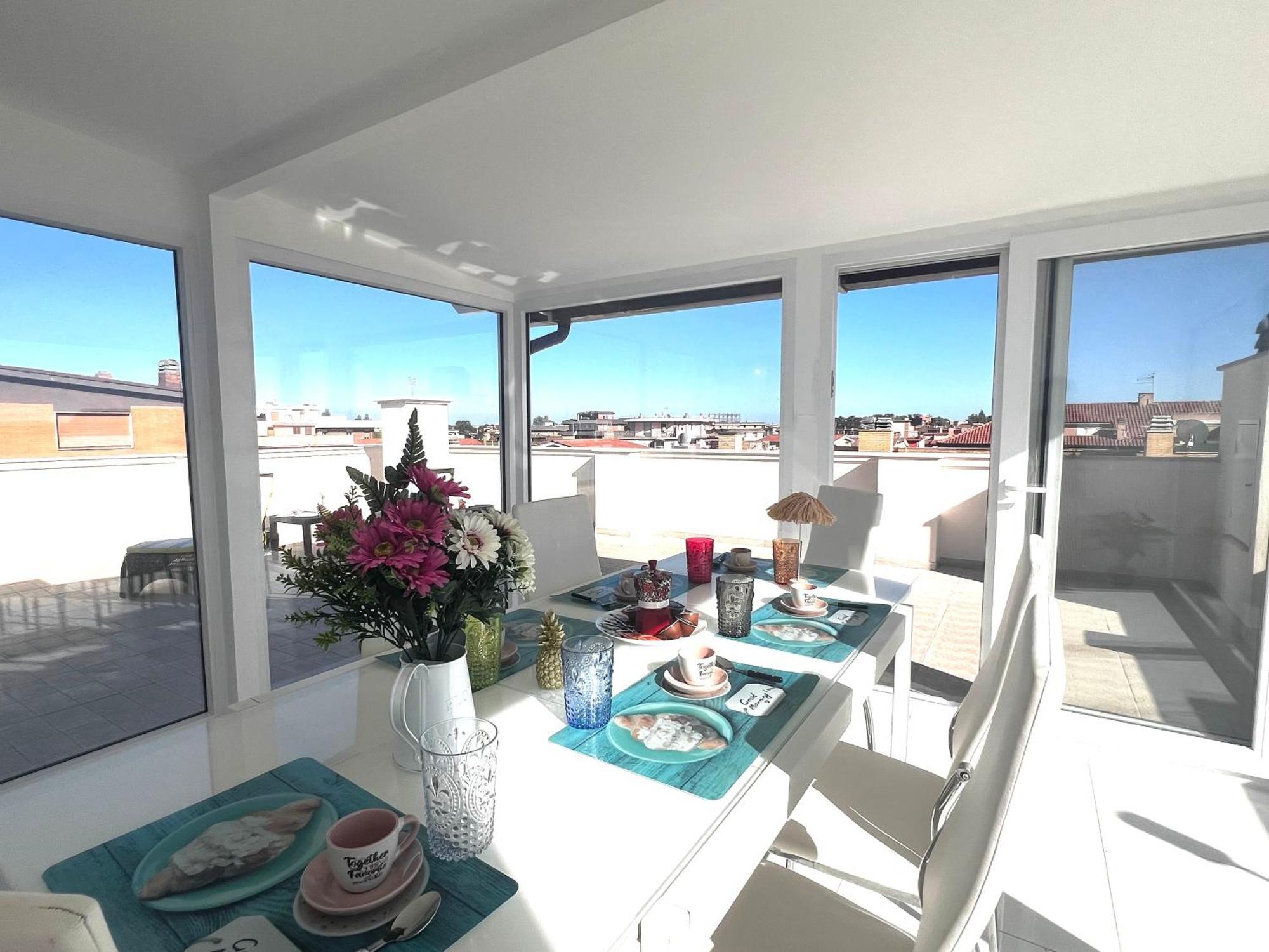 Roma Airport Sky Apartments Fiumicino Eksteriør bilde